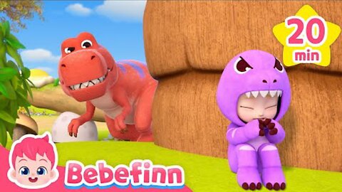 Welcome to Dino World! | Bebefinn Songs Compilation | Nursery Rhymes for Kids