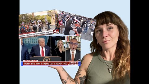 WOKE DEMOCRATS Protest D.C.TRUMP FEDERAL Takeover!!