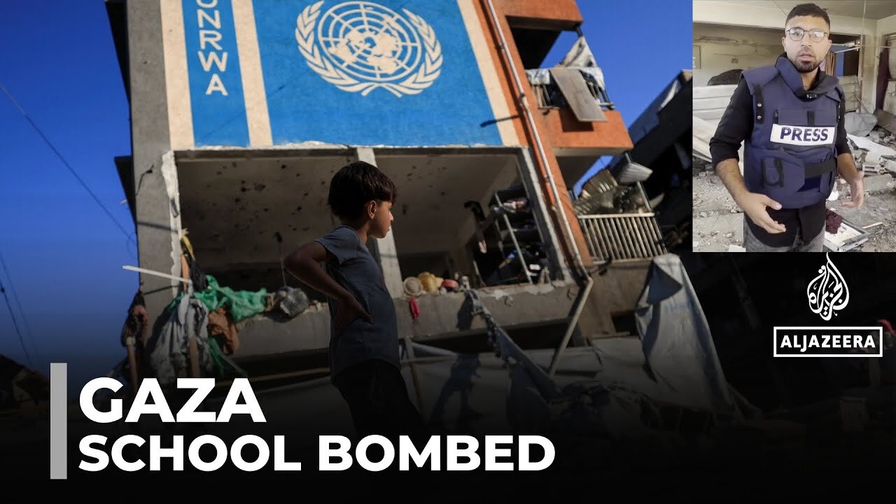 UNRWA school targeted: Building was sheltering hundreds of displaced people