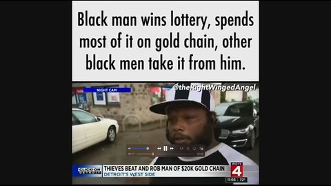 Black Man Wearing 20K Gold Chain Gets Robbed
