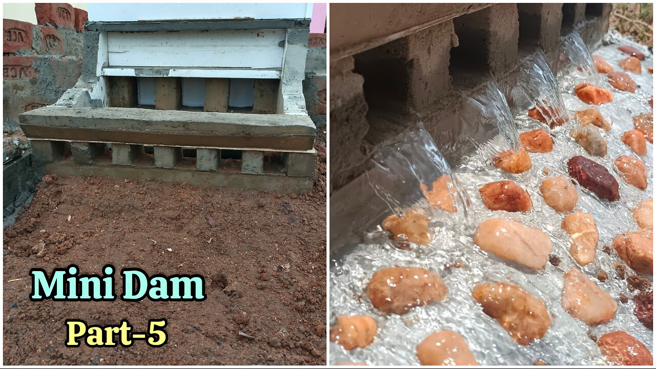 MAKING OF MINIATURE CONCRETE DAM | PART-5 | trending politics news with funny debate on diy videos