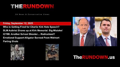 #976 - Look Who is Getting Fired for Hate Speech After Kirk Assassination