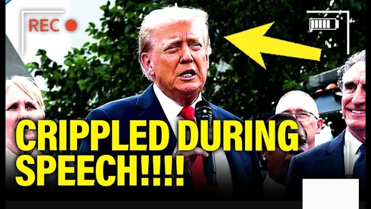 Trump Gives DISASTER SPEECH as COGNITIVE ISSUES EXPLODE