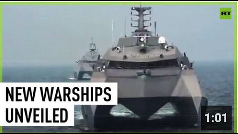 "Iran Unveils Two New Stealth Warships"