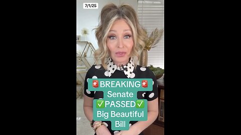 Captioned - One Big Beautiful Bill passed now