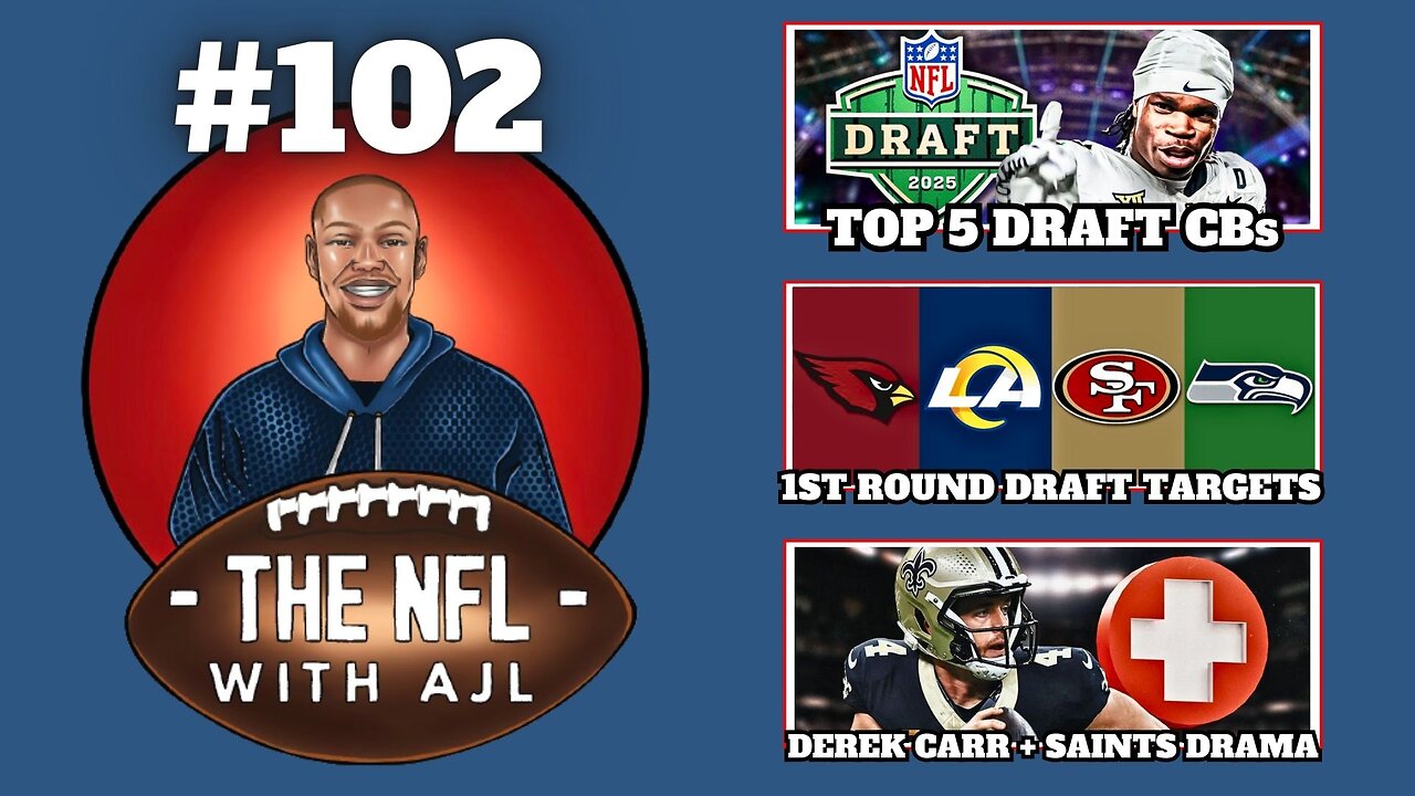 Top 5 NFL Draft CBs, NFC West 1st Round Draft Targets, Derek Carr Saints Drama, Is NIL Ruining CFB?
