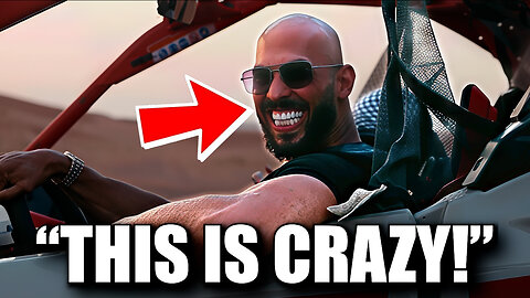 Andrew Tate's Almost CRASHES in INSANE Desert Bogey Race