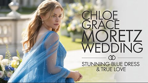 Chloe Grace Moretz Marries Kate Harrison | Stunning Blue Wedding Dress Reveal