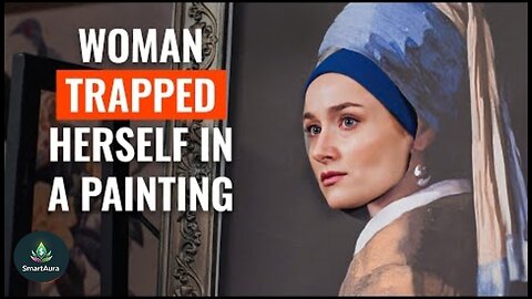 She Trapped Herself Inside a Painting – A Surreal Love Story