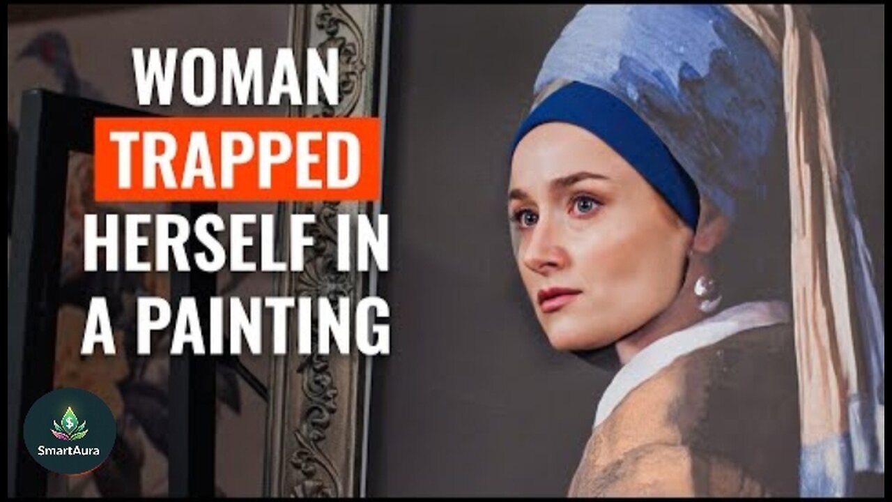 She Trapped Herself Inside a Painting – A Surreal Love Story