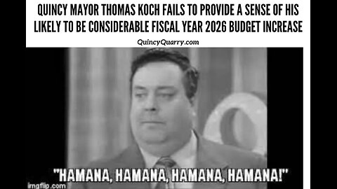 Quincy Mayors Budget Confusion