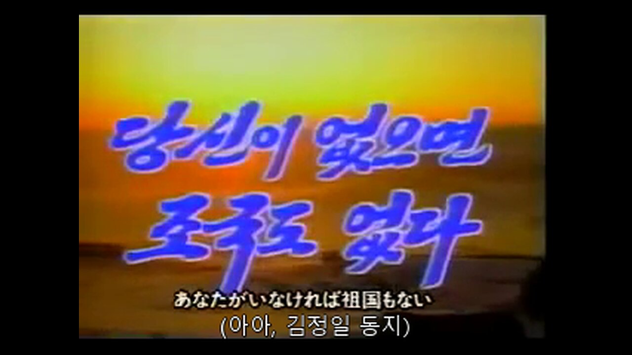 DPRK Song: 당신이 없으면, 조국도 없다 (No Motherland Without You)