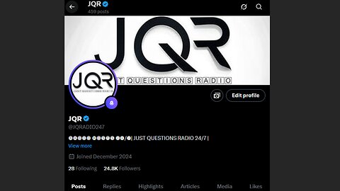 JQradio 24/7 - Open mic with Tom