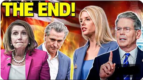 It’s DONE: Scott Bessent & Pam Bondi UNLOAD on Newsom & Pelosi — Total Collapse.