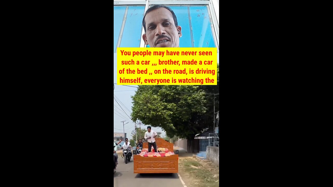 You people may have never seen such a car ,,, brother, made a car