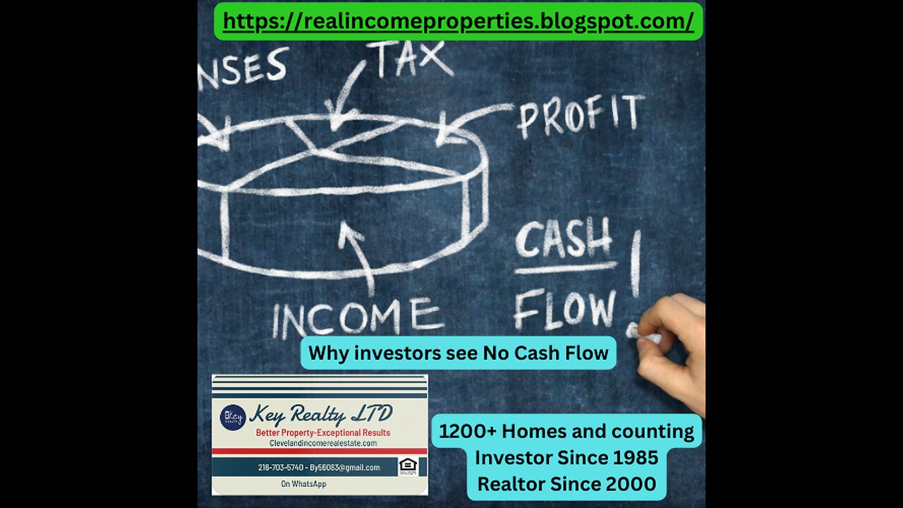 Why some investors see No Cash Flow in Real Estate