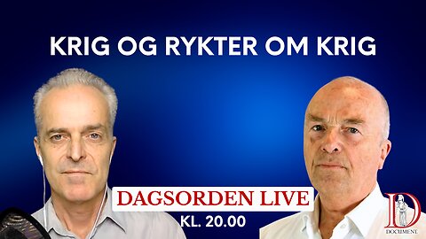 Krig og rykter om krig | Dagsorden LIVE 23. september 2025