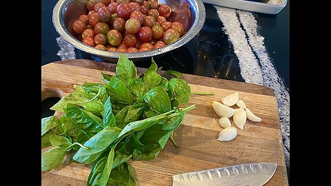 Making a Traditional Bruschetta