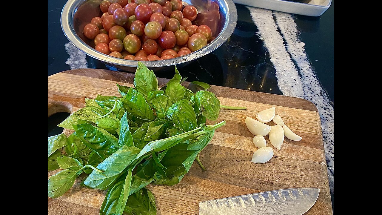 Making a Traditional Bruschetta