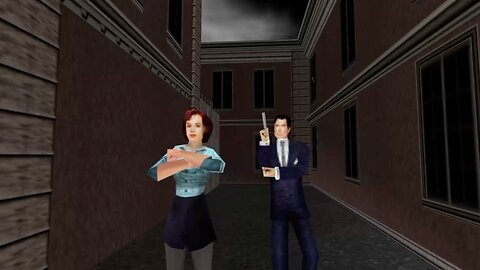 GoldenEye 007 N64, Mission 6: Archives, Streets (Gameplay)