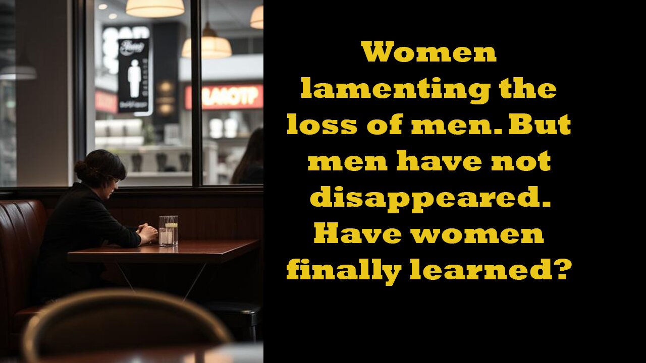 Where have all the men gone? We are right here!