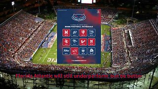Even with a new head coach, the Florida Atlantic Owls will still miss a bowl in 2025