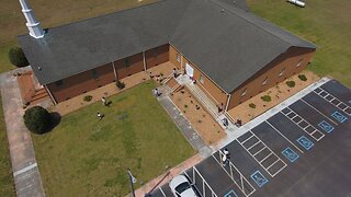 Blasian Babies Brother & Sister At MaMa's Childhood Church For Easter Egg Hunt With Skydio 2+ Drone!