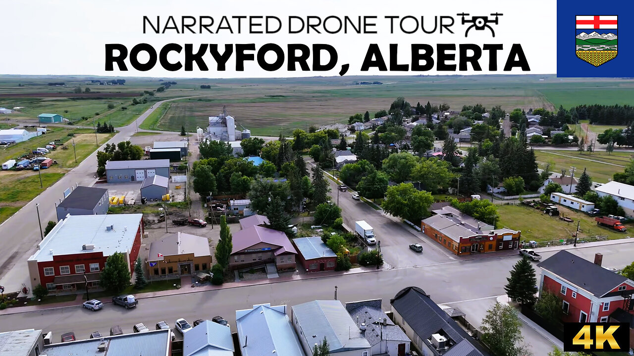🚁 Rockyford, Alberta 🌾 4K Drone