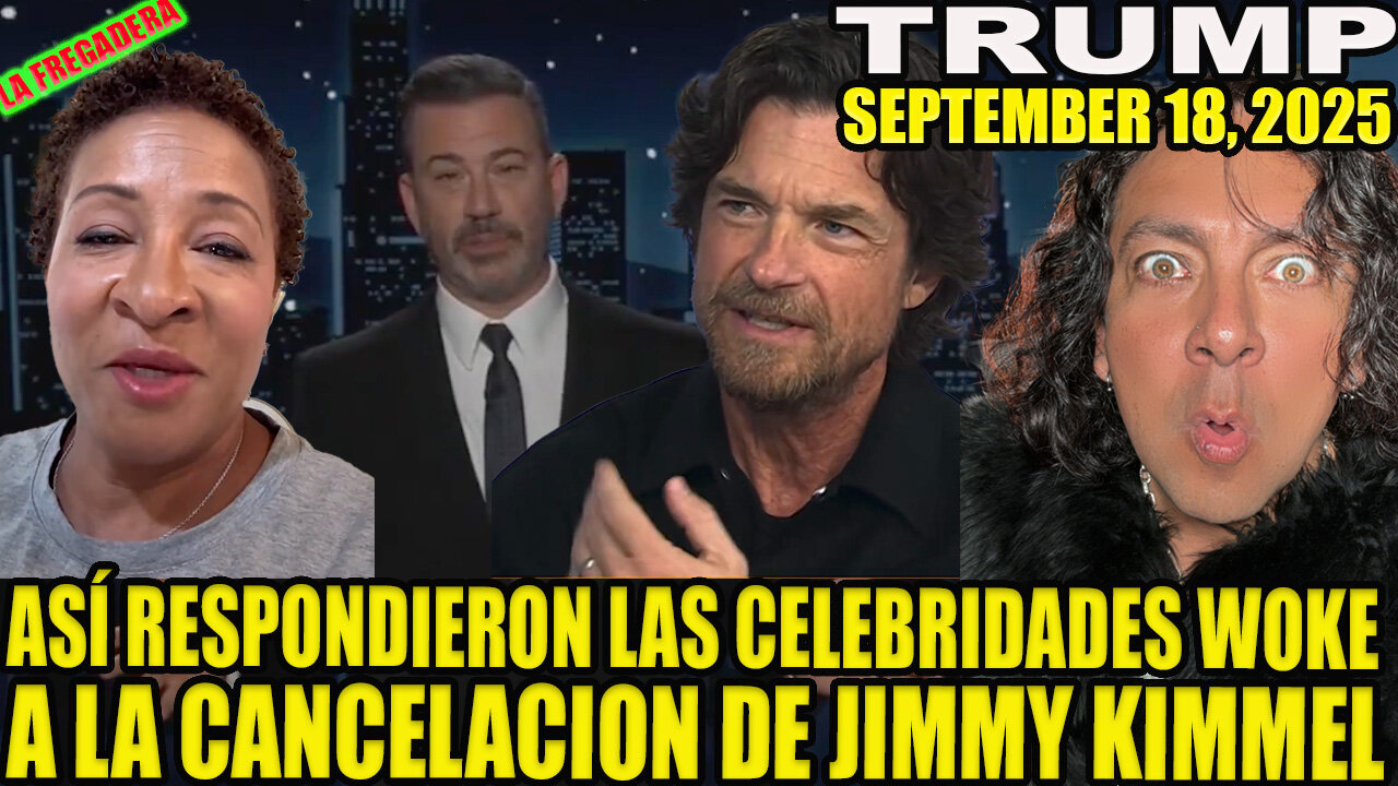 ASÍ RESPONDEN LAS CELEBRIDADES WOKE A LA CANCELACIÓN DE JIMMY KIMMEL