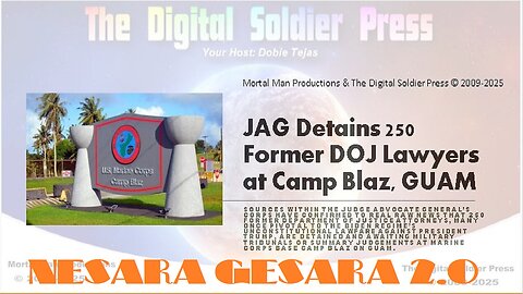 JAG Detains 250 Former DOJ Lawyers at Camp Blaz GUAM