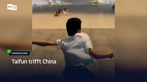 Taifun trifft China