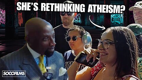 Christian Teaches God's Love to Atheist Girl, then Shuts Down an Anti-Theist | (Orlando)
