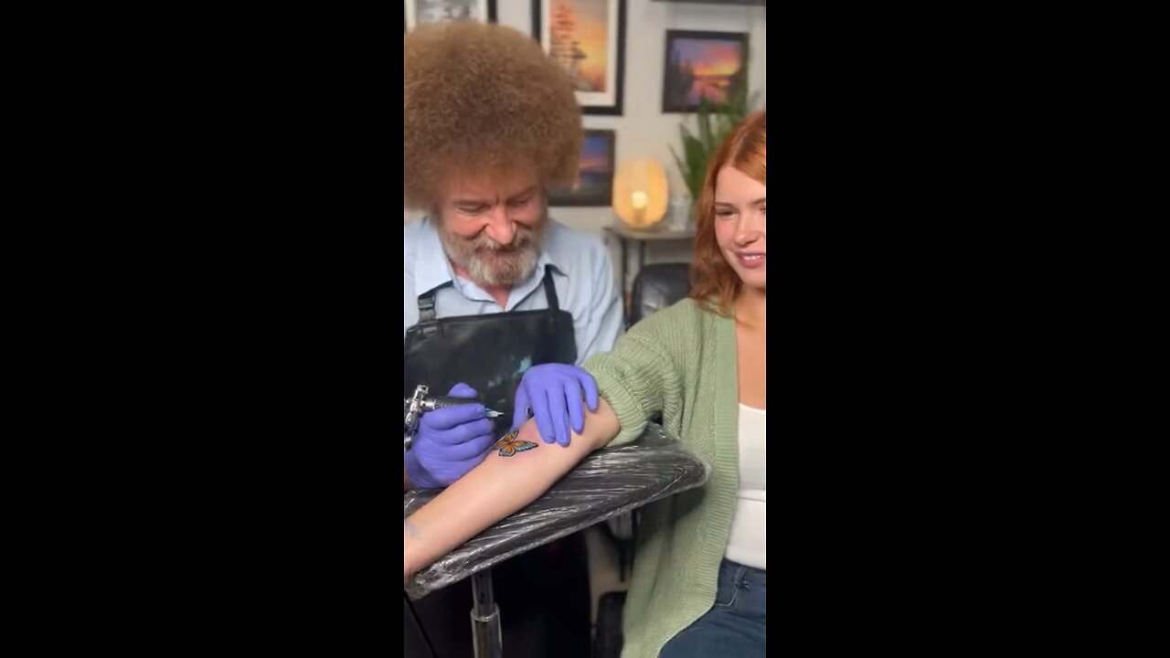 Bob Ross tattoos