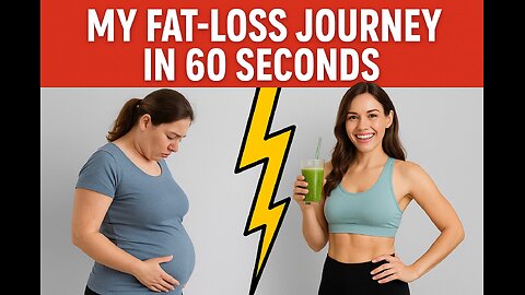 My 60-Second Weight Loss Transformation | Real Fat-Burning Habits That Work