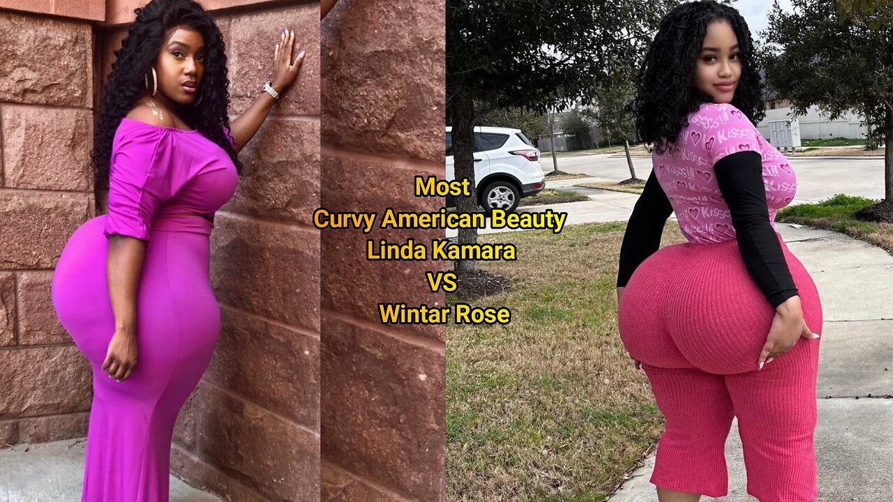 Most Curvy American Beauty Linda Kamara VS Thetotaltiffany