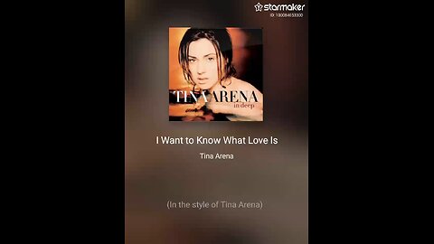 #StarMaker Tina area......Grant Bennett333. I want to know what love is
