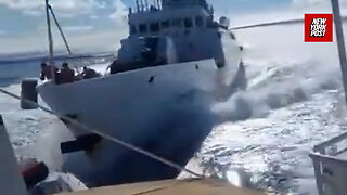 Philippine Coast Guard releases video allegedly showing two Chinese ships colliding