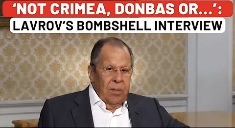 Lavrov Stuns Trump With Territory Declaration After Washington Summit: ‘Not Crimea, Donbas Or…’