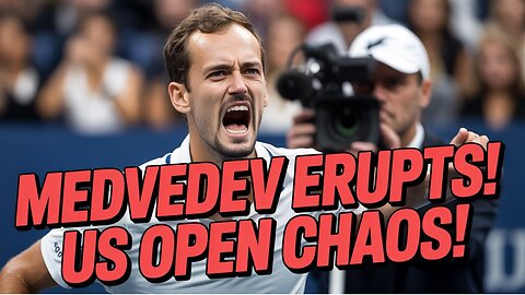 Medvedev ERUPTS on Umpire After Cameraman Causes US Open Chaos!