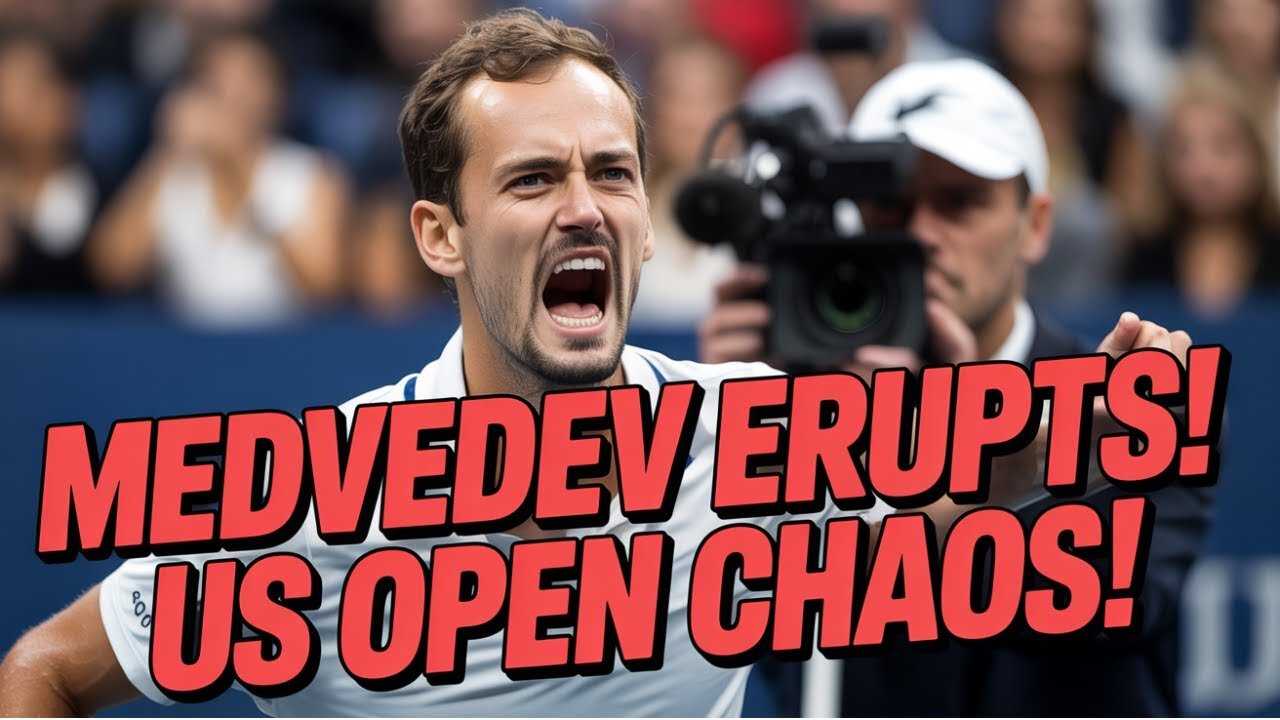 Medvedev ERUPTS on Umpire After Cameraman Causes US Open Chaos!