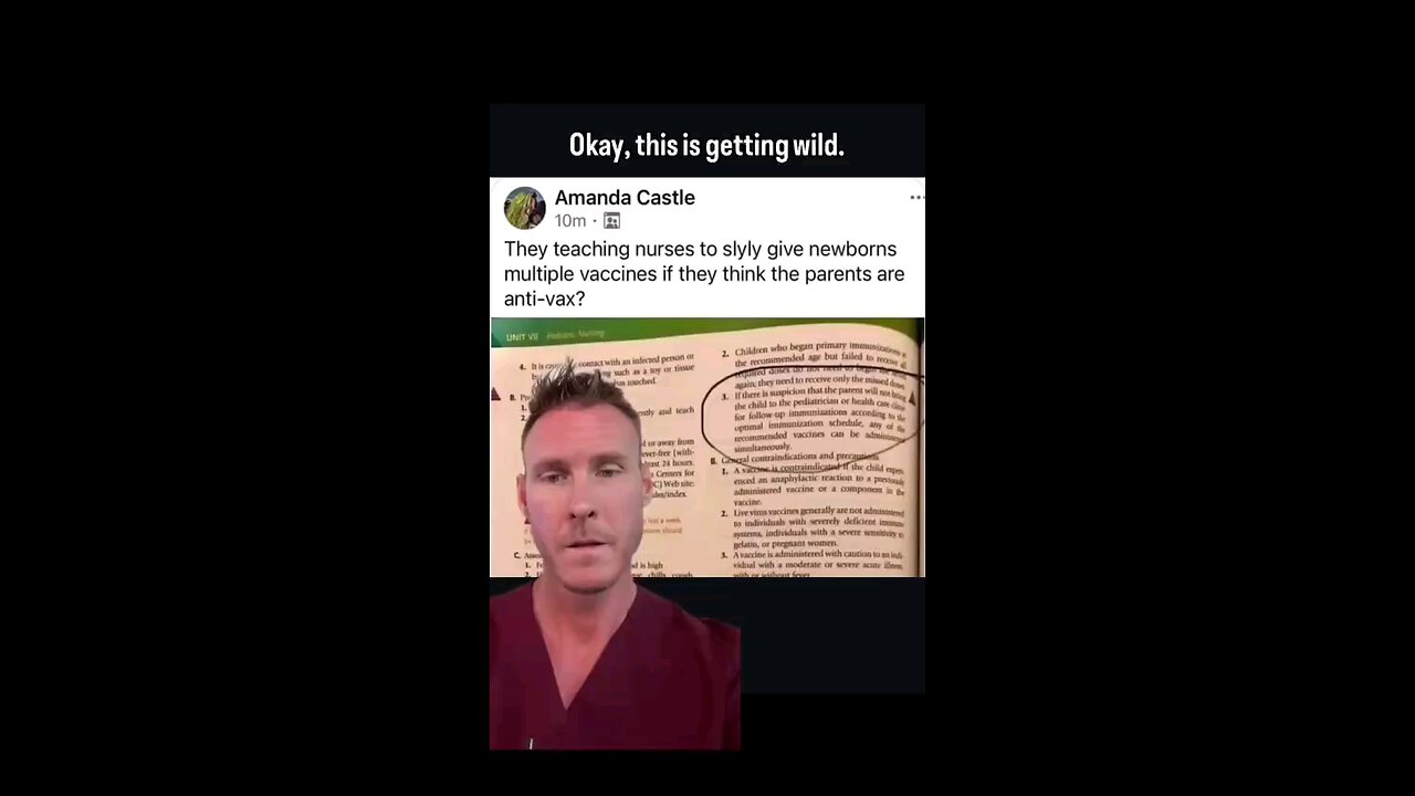 Nurses Taught To Load Kids Up With Vaccines If They Suspect They Wont Come Back For Their "Shots"