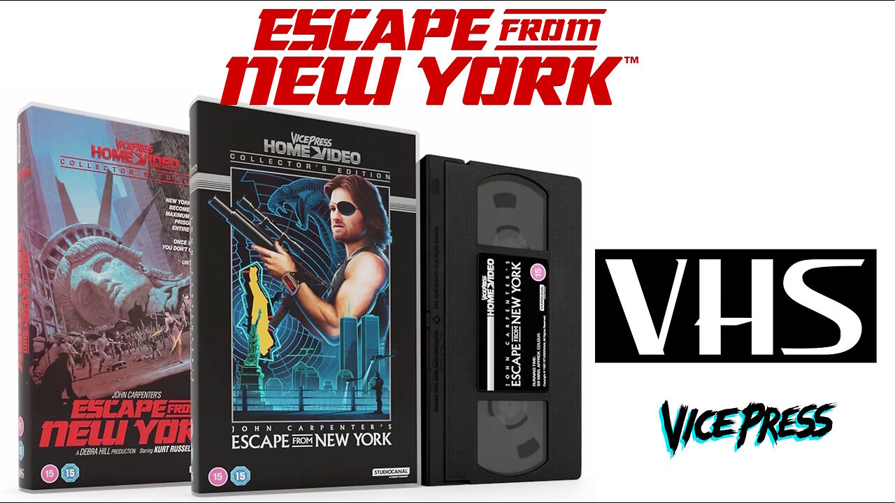 Escape From New York [Vice Press Collector's Edition VHS] Directed by John Carpenter