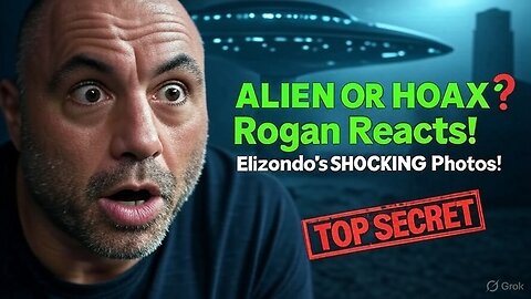 🔥 Luis Elizondo SHOCKS Joe Rogan with REAL “Alien” Photos – Are They Genuine?