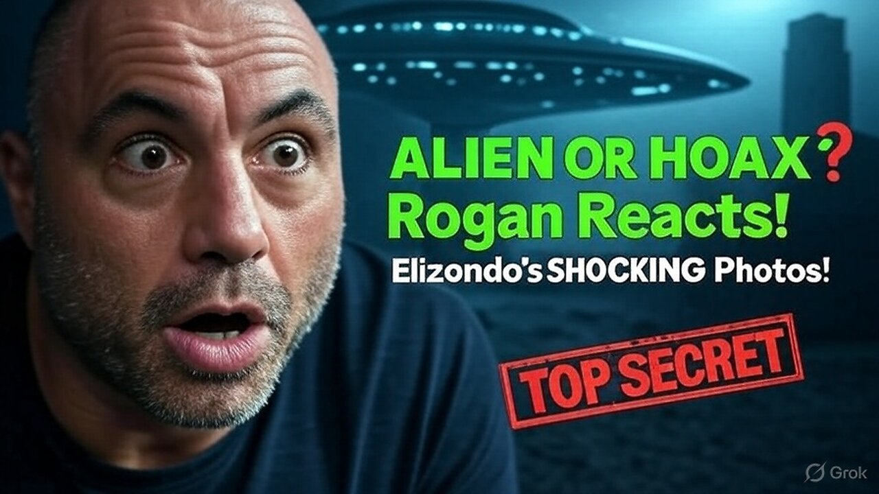 🔥 Luis Elizondo SHOCKS Joe Rogan with REAL “Alien” Photos – Are They Genuine?