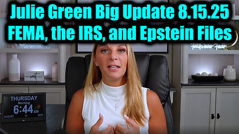 FEMA, the IRS. 8-14-25-AT-2PM-CST-20SH-EST #TRUTH