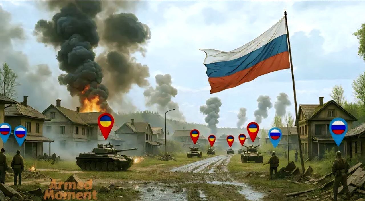 🔥Russian Drones Rampage: Ukrainian Tanks Hit Again in Village Clash!