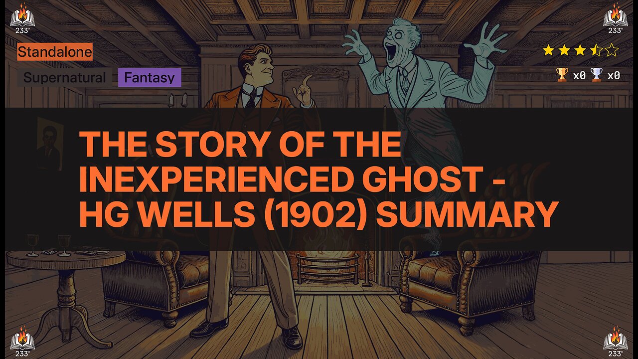 The Story of the Inexperienced Ghost - HG Wells (1902) Summary