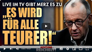 Merz-Geständnis macht fassungslos: „Wir wollen dafür sorgen, dass es teurer wird!“ 14.o4.2025