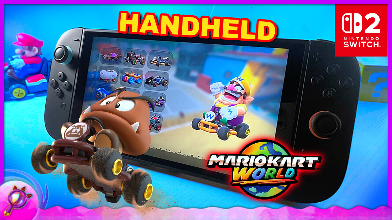 Mario Kart World Handheld Gameplay