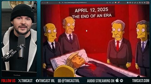 CREEPY Simpsons Video PREDICTS Trump LOSING LIFE On April 15th 2025, Video Hoax Has People FREAKED
